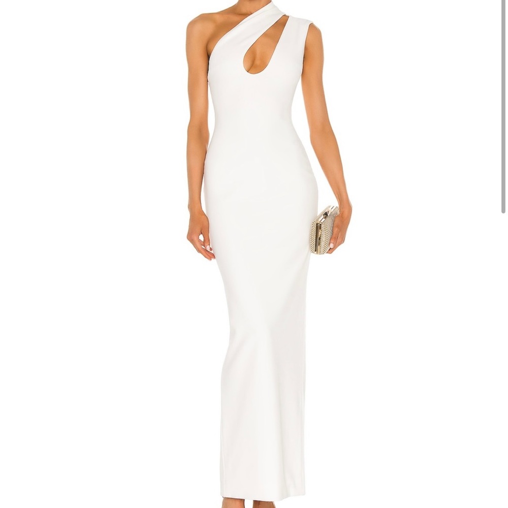 Solace London Krista Maxi White Dress. Worn once. Excellent condition.